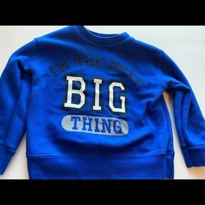 Blue baby sweater